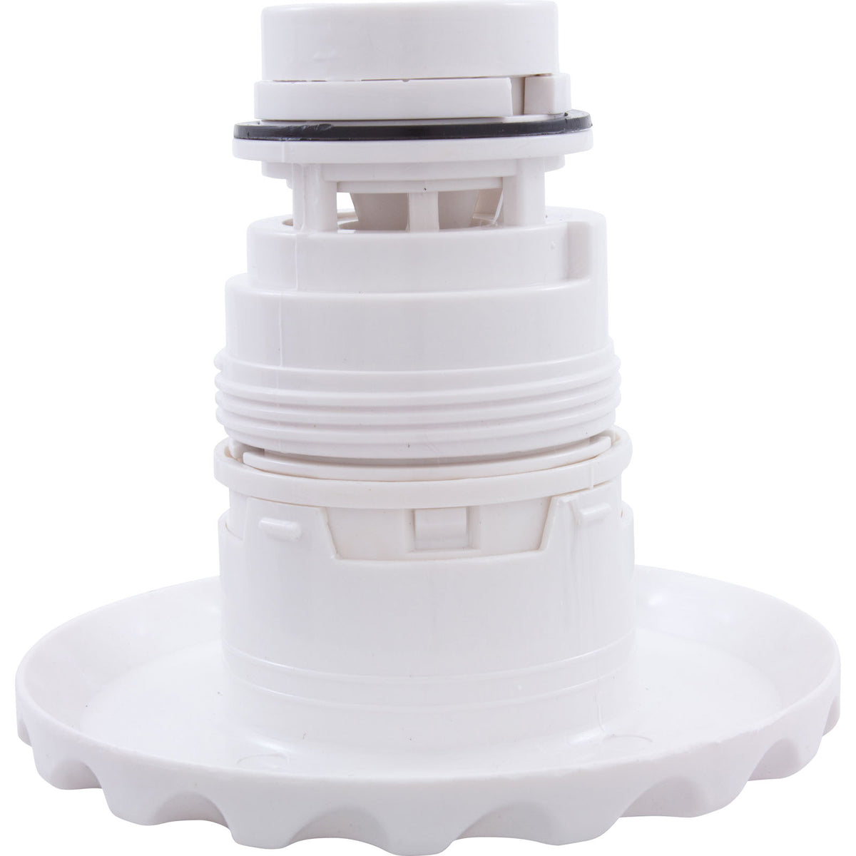 Jet Intl, WW Poly Jet, 4-3/16"fd, Roto, Dlx Scal, White : 210-6190