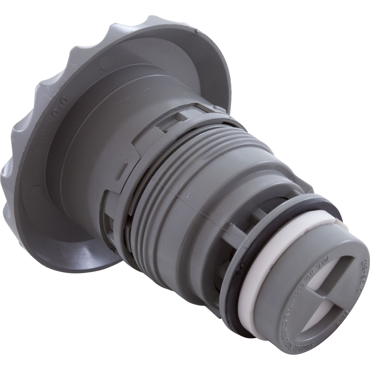 Jet Intl, WW Poly Jet, 3-3/8"fd, Roto, Dlx Scal, Gry : 210-6097
