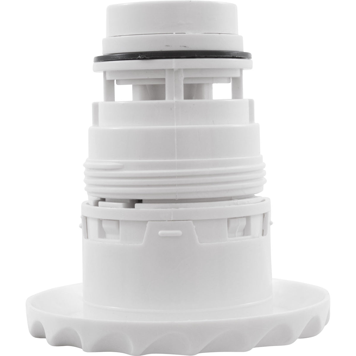 Jet Intl, WW Poly Jet, 3-3/8"fd, Roto, Dlx Scal, White : 210-6090