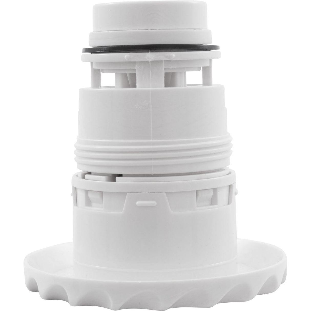 Jet Intl, WW Poly Jet, 3-3/8"fd, Roto, Dlx Scal, White : 210-6090
