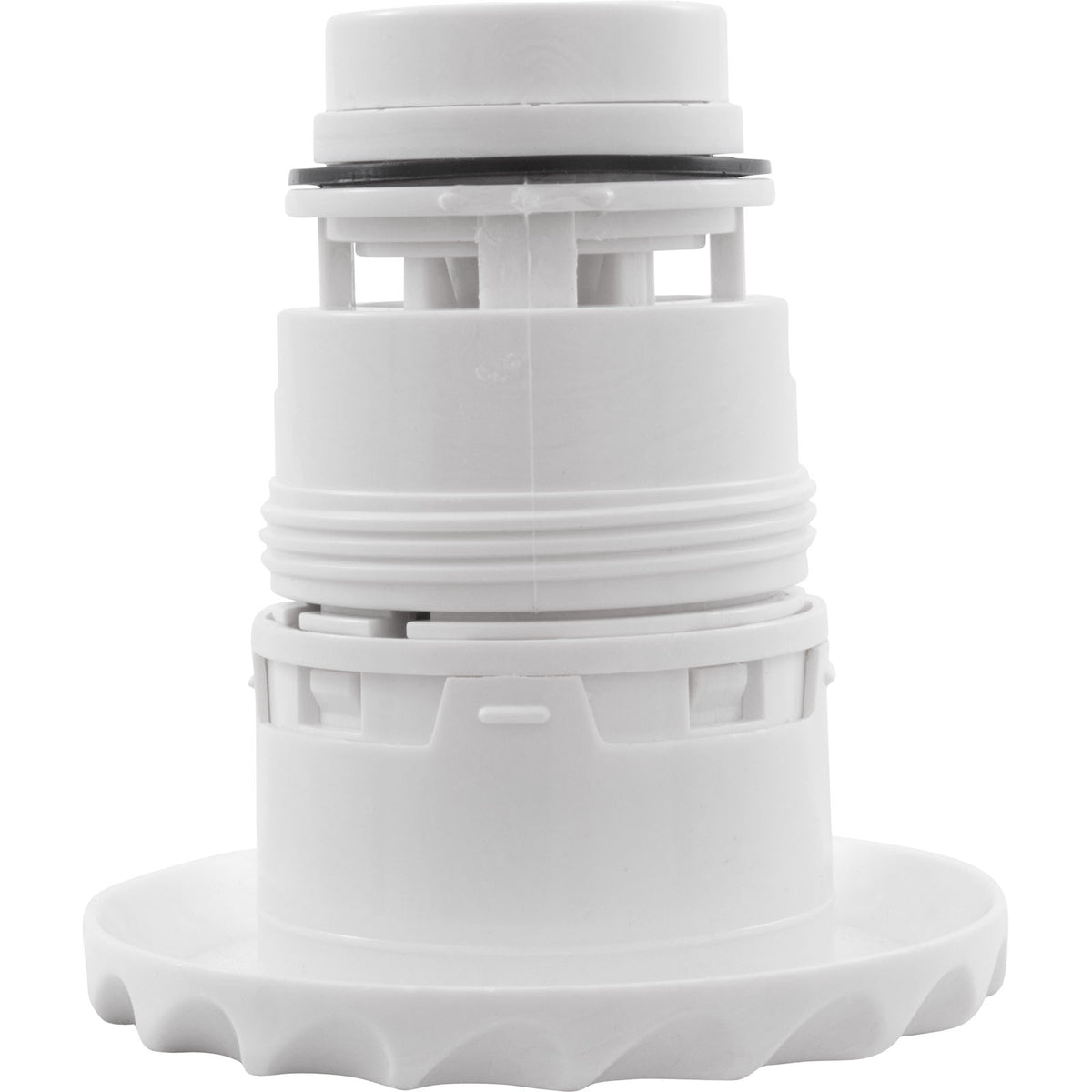 Jet Intl, WW Poly Jet, 3-3/8"fd, Roto, Dlx Scal, White : 210-6090
