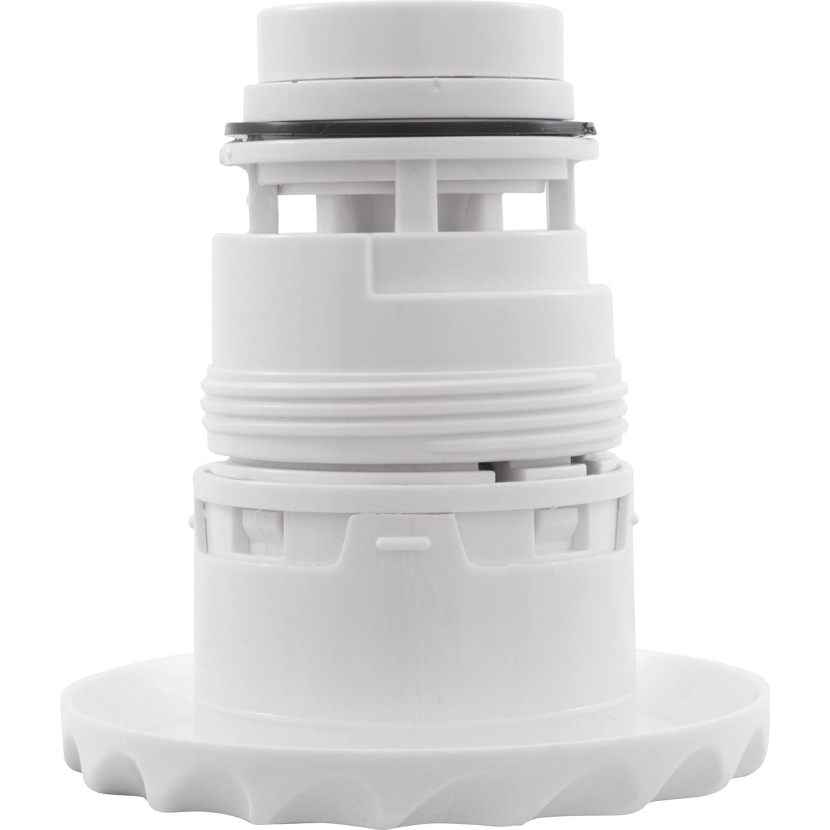 Jet Intl, WW Poly Jet, 3-3/8"fd, Roto, Dlx Scal, White : 210-6090