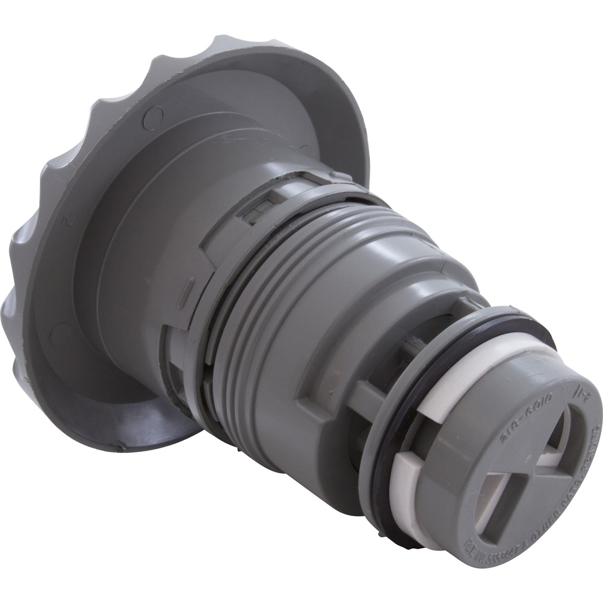 Jet Intl, WW Poly Jet, 3-3/8"fd, Dir, Dlx Scal, Gry : 210-6087