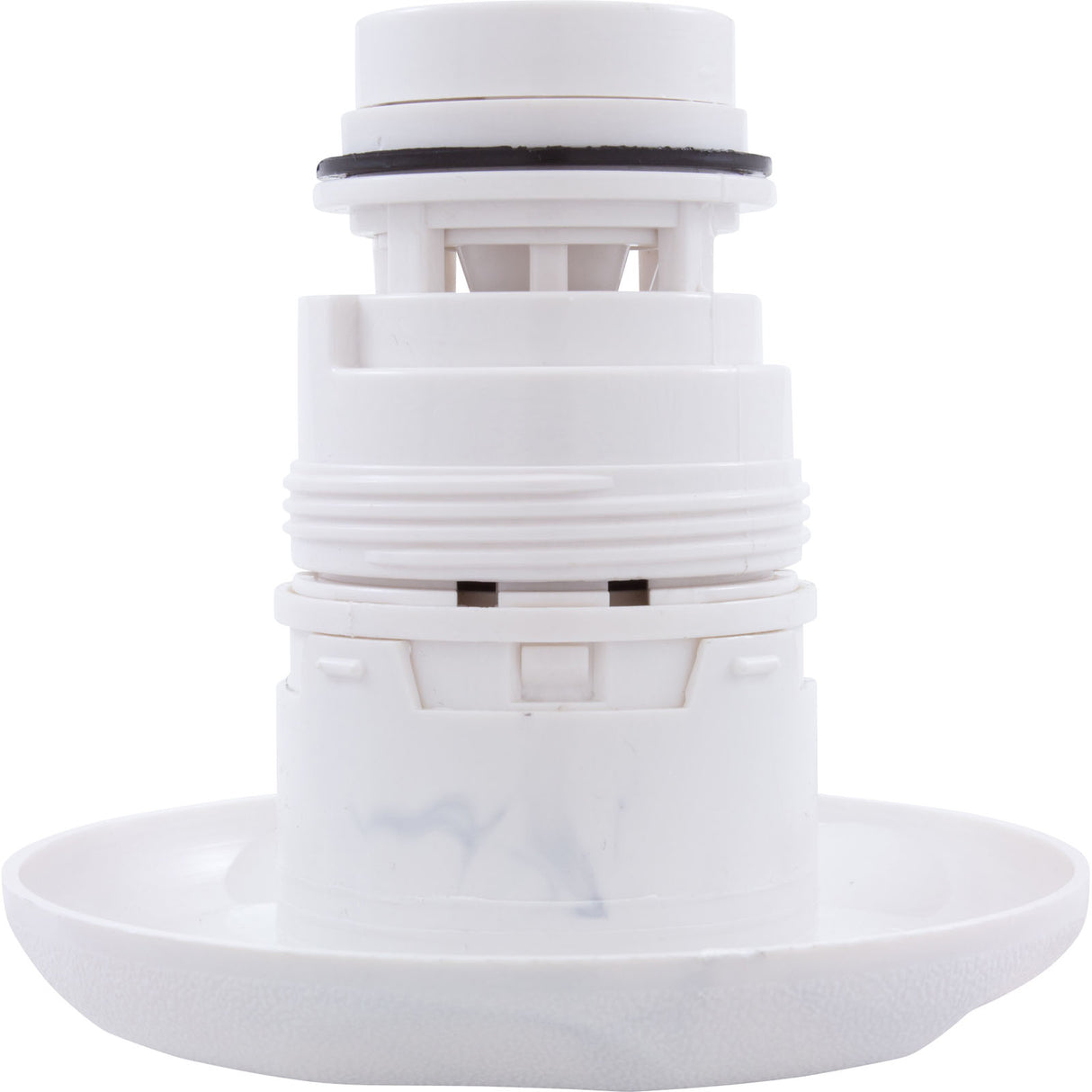 Jet Intl, WW Poly Jet, 4-3/16"fd, Roto, Textured Scal, White : 210-6550