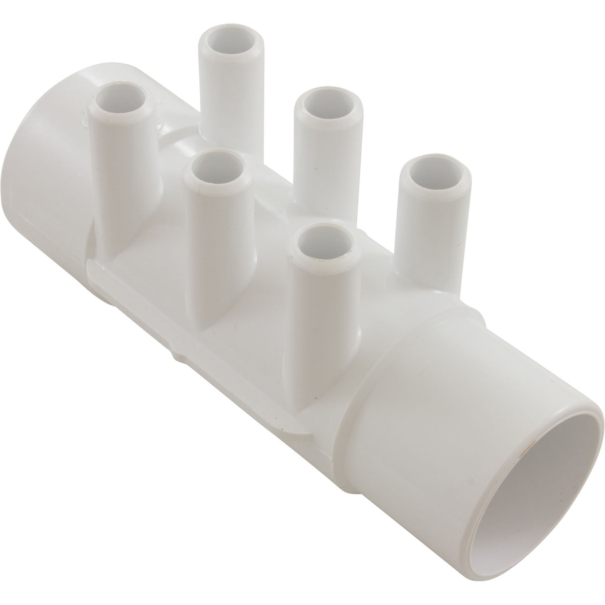 Manifold, 3/4" Smooth Barb, 6 Port, 2" Slip x 2" Spigot : 672-4940