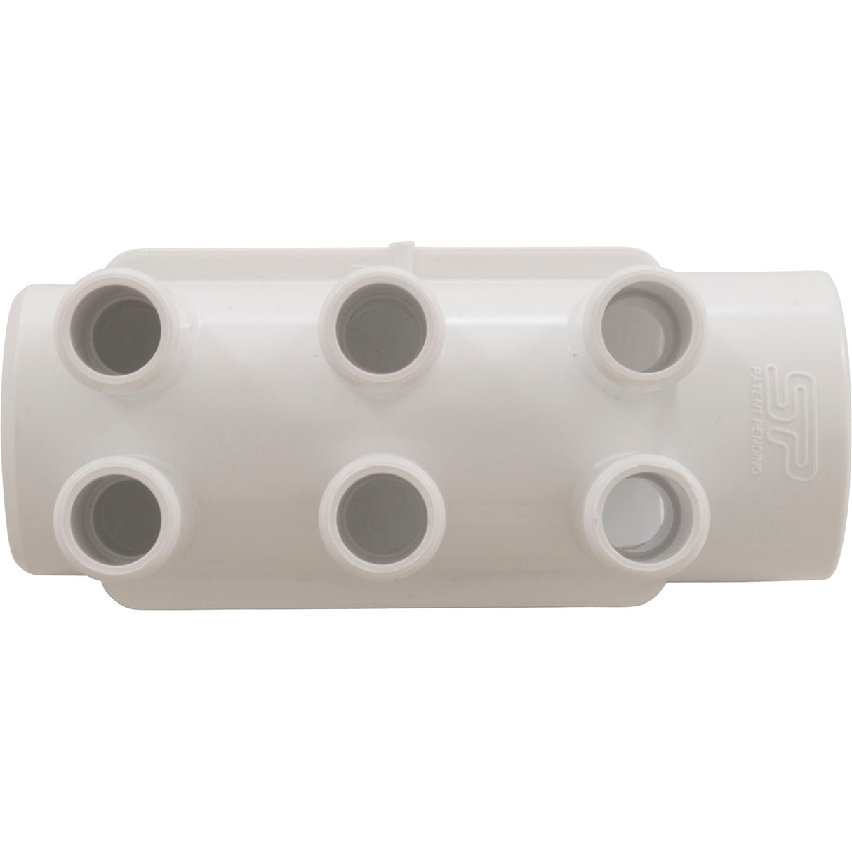 Manifold, 3/4" Smooth Barb, 6 Port, 1-1/2" Slip x Dead End : 672-5250