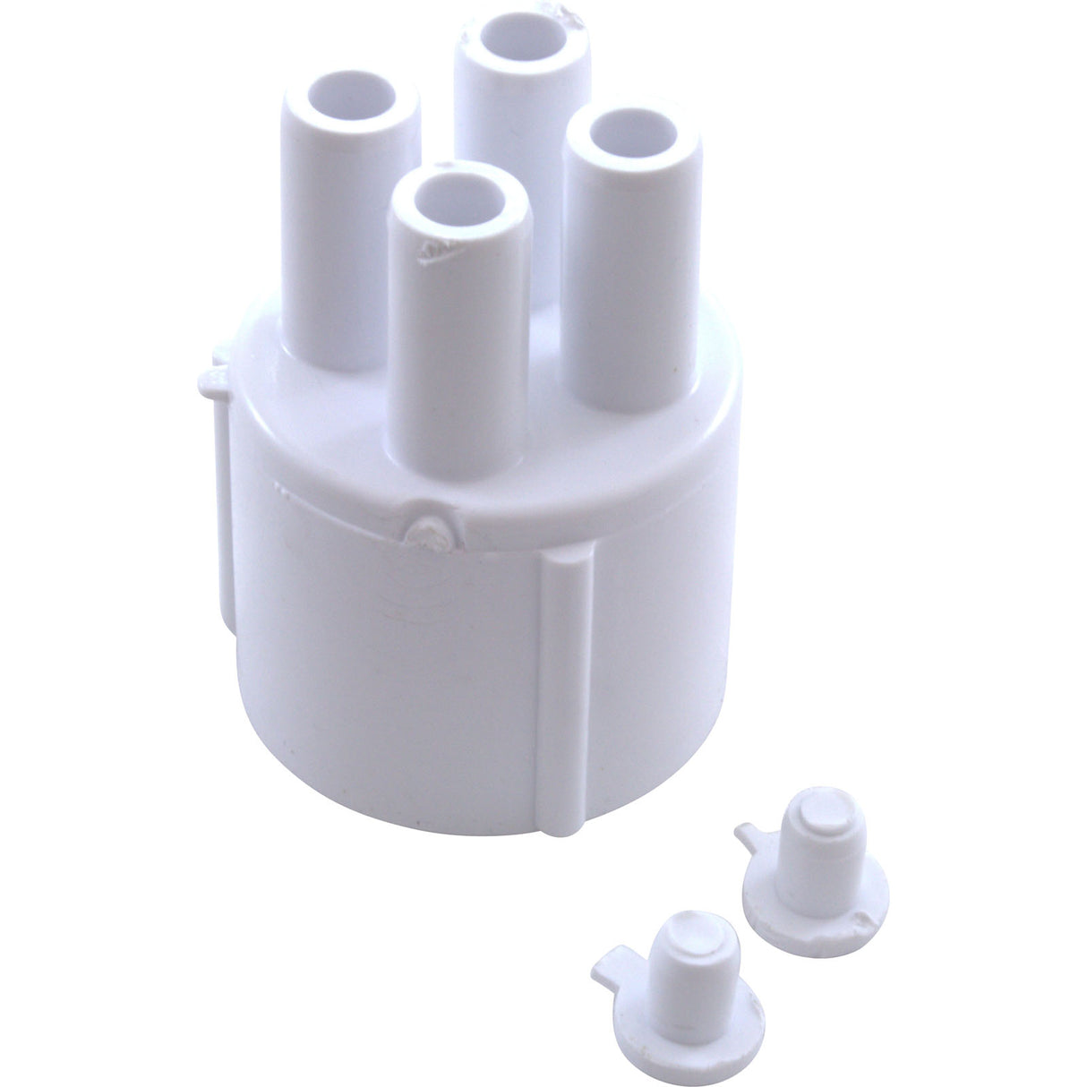 Manifold, 3/8" Smooth Barb, 4 Port, Transition, 1" Slip : 672-4040