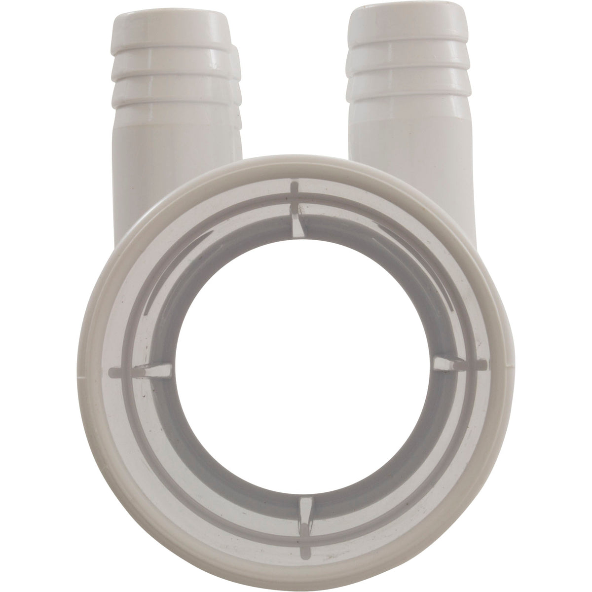 Manifold, 3/4" Barb, 4 Port, Flow Thru, 2" Slip x 2" Slip : 672-7110