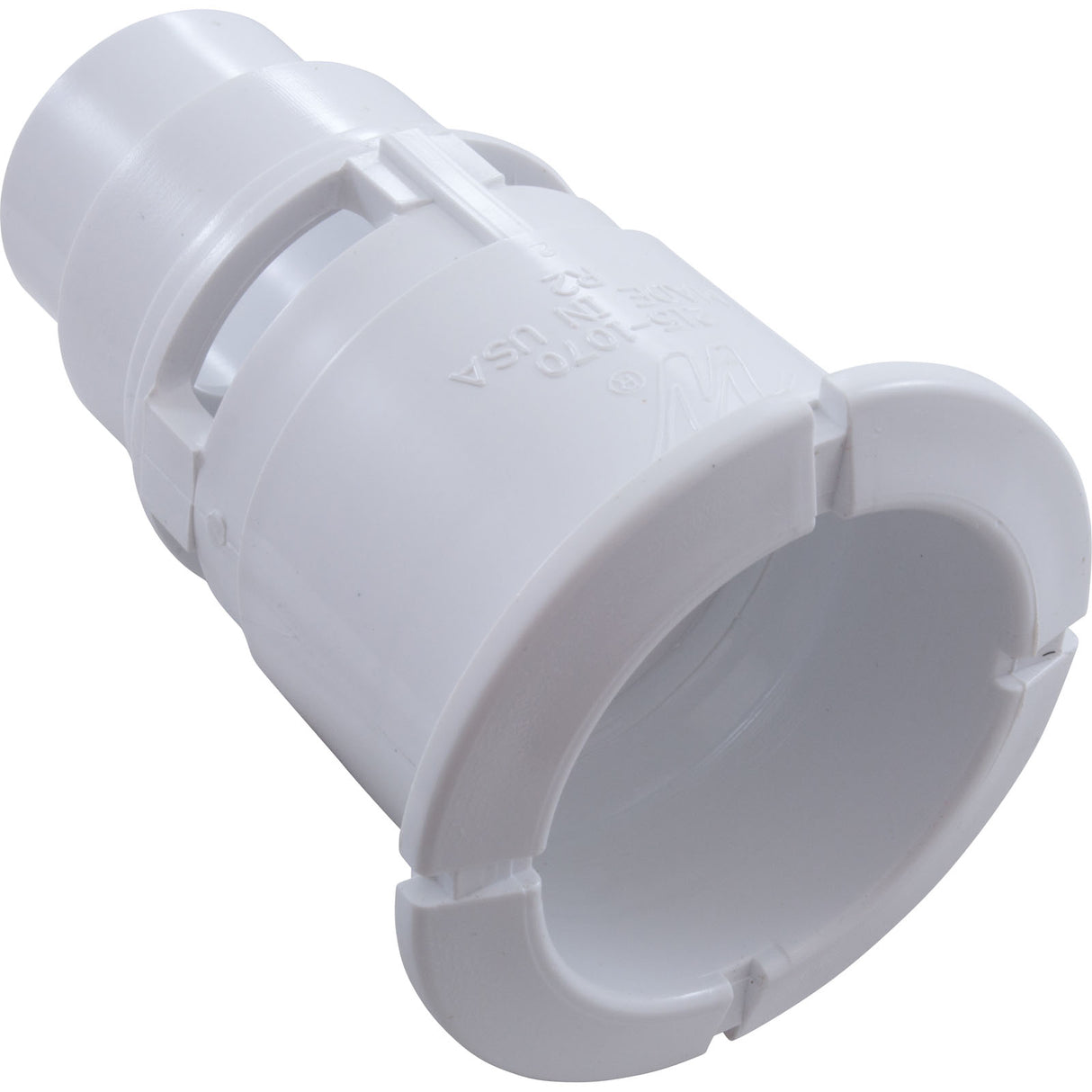 Wall Fitting, Waterway Poly Gunite, White : 215-1070