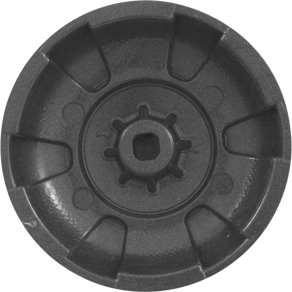 Knob, WW 1" Top Access Air Control, 6 Spoke, DSG : 662-3619-DSG