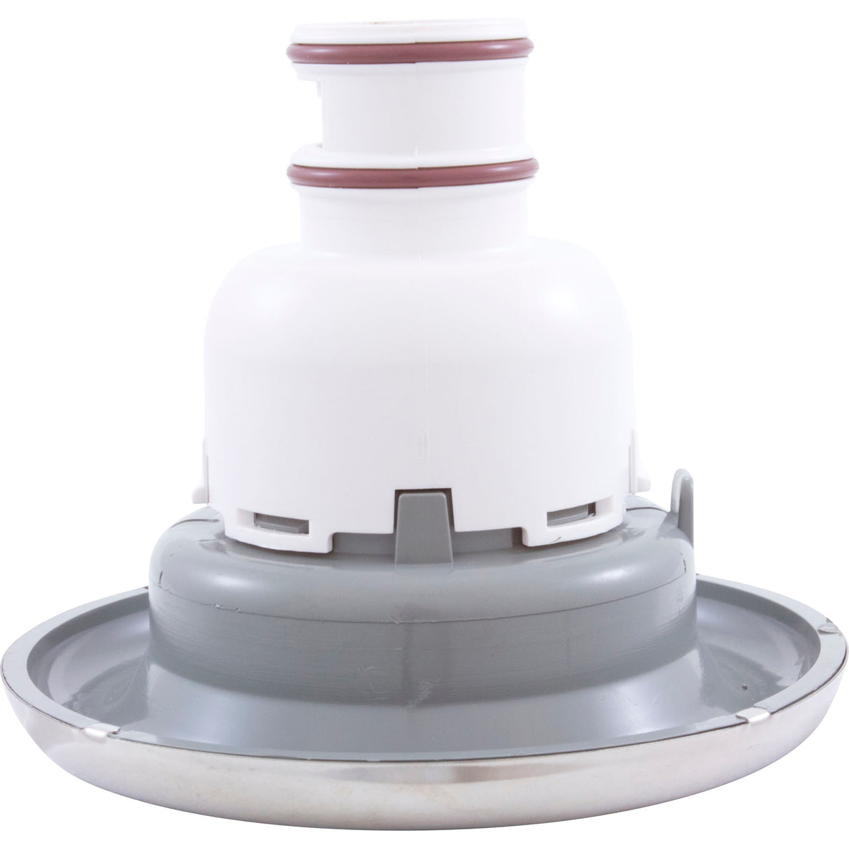 Jet Intl, WW Whirlpool, 5"fd, Dir, Smth, SS/Gry, Non-Adjustable : 212-2037S