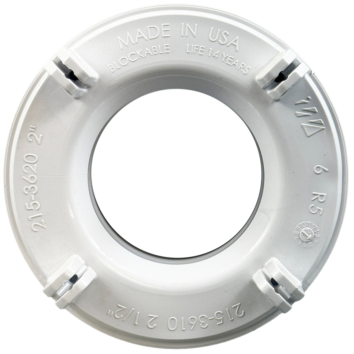 Wall Fitting, WW 5" Super Hi-Flo, 3-1/4"hs, 2-1/2"s : 215-3610