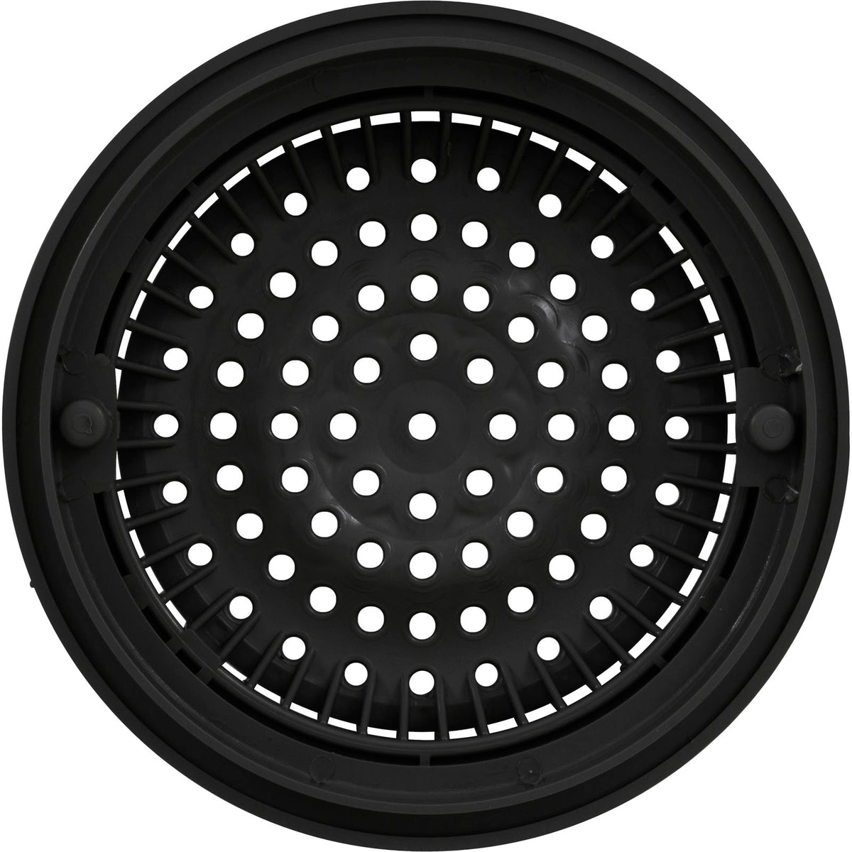 Main Drain Grate, WW Anti Vortex, 8" Rnd, w/Collar, Black : 640-2311 V - Waterway Plastics - 8.06105E+11 - PartsForSpas.com