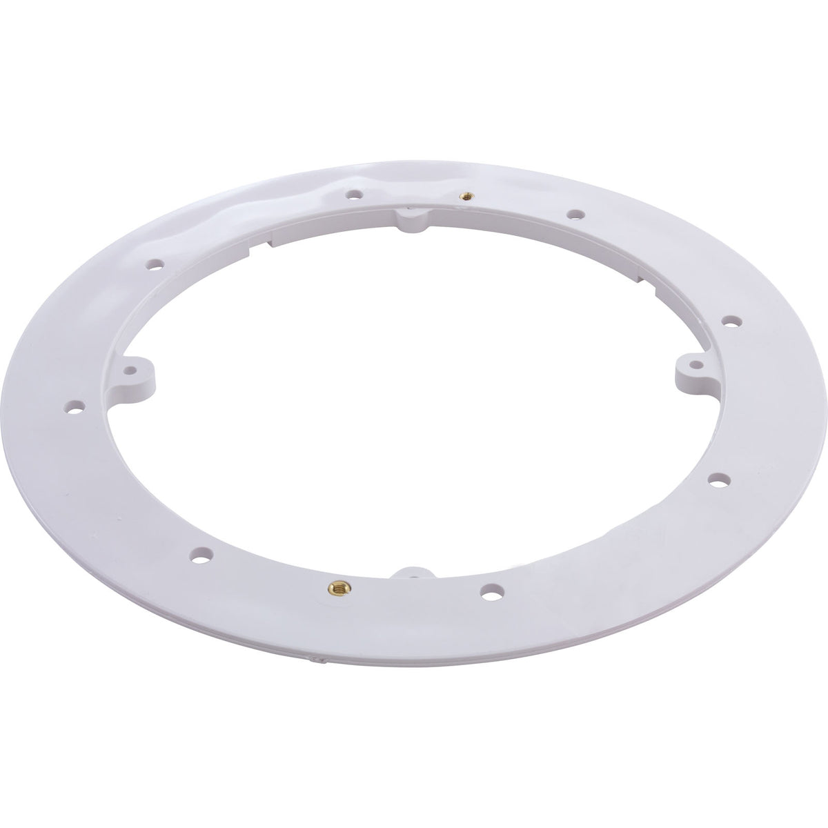 Mounting Plate, Waterway Main Drain Vinyl, 8" Round, White : 642-2090