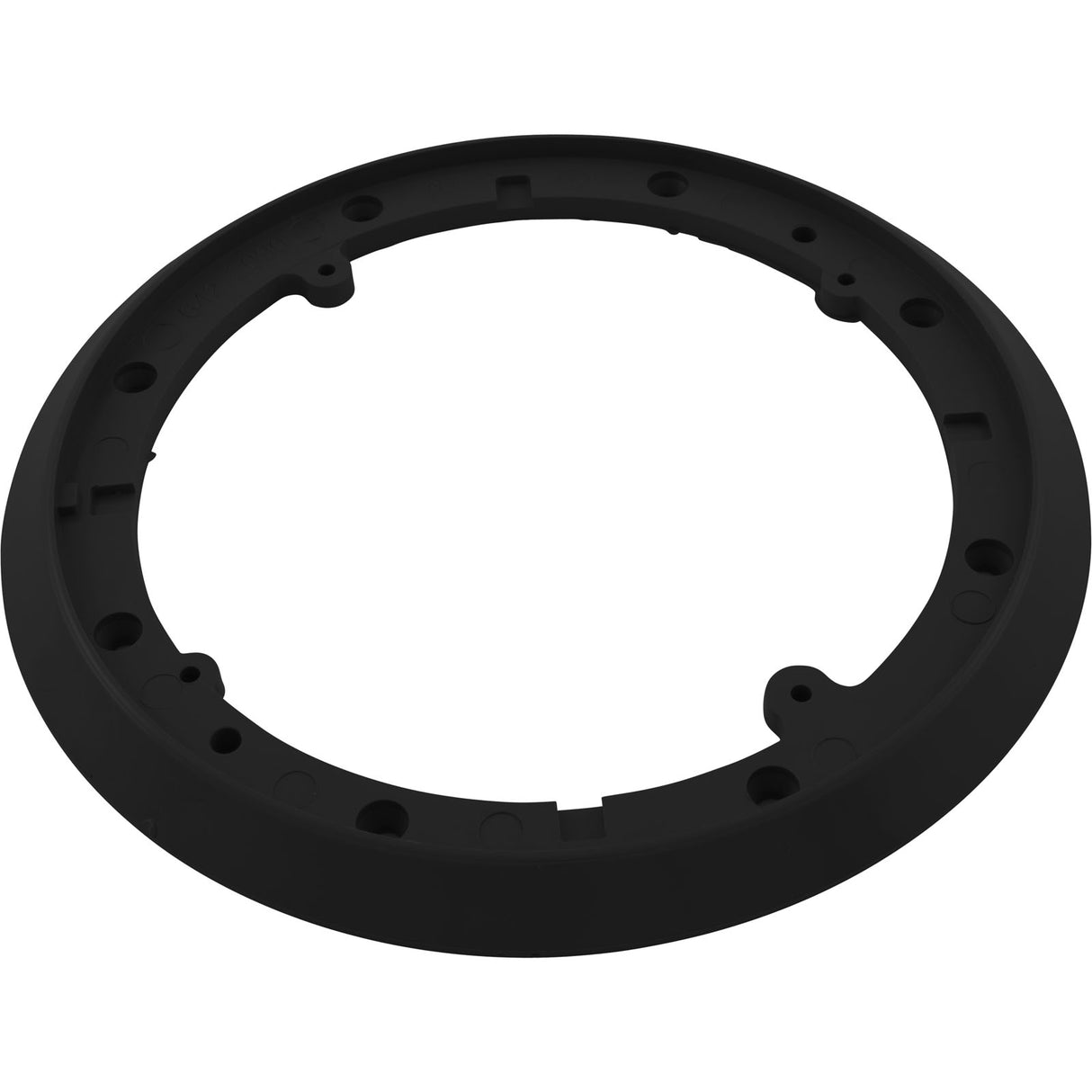 Mounting Plate, Waterway Main Drain Vinyl, 8" Round, Black : 642-2091 - Waterway Plastics - 8.06105E+11 - PartsForSpas.com
