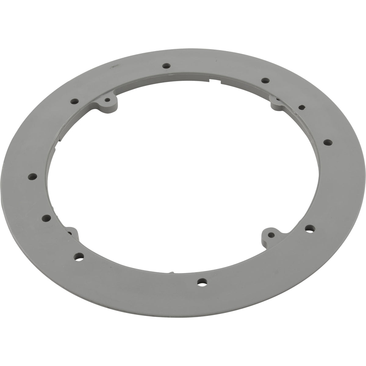 Mounting Plate, Waterway Main Drain Vinyl, 8" Round, Gray : 642-2097 - Waterway Plastics - 8.06105E+11 - PartsForSpas.com