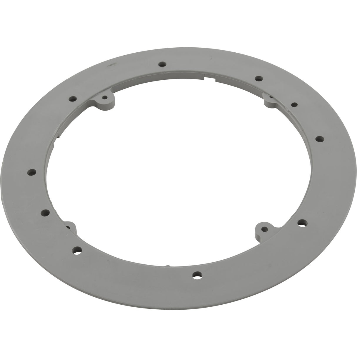 Mounting Plate, Waterway Main Drain Vinyl, 8" Round, Gray : 642-2097