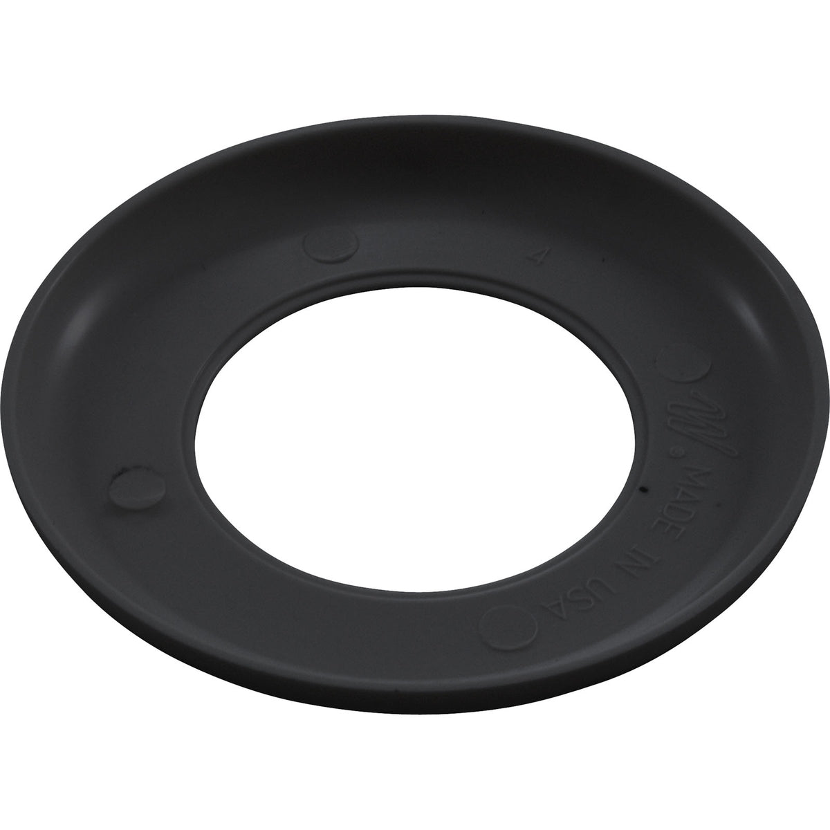 Escutcheon, Waterway, Vinyl Liner, Smooth, Black : 218-1441