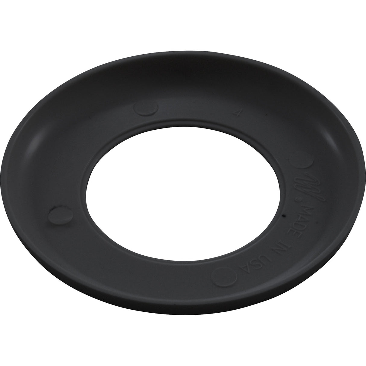 Escutcheon, Waterway, Vinyl Liner, Smooth, Black : 218-1441