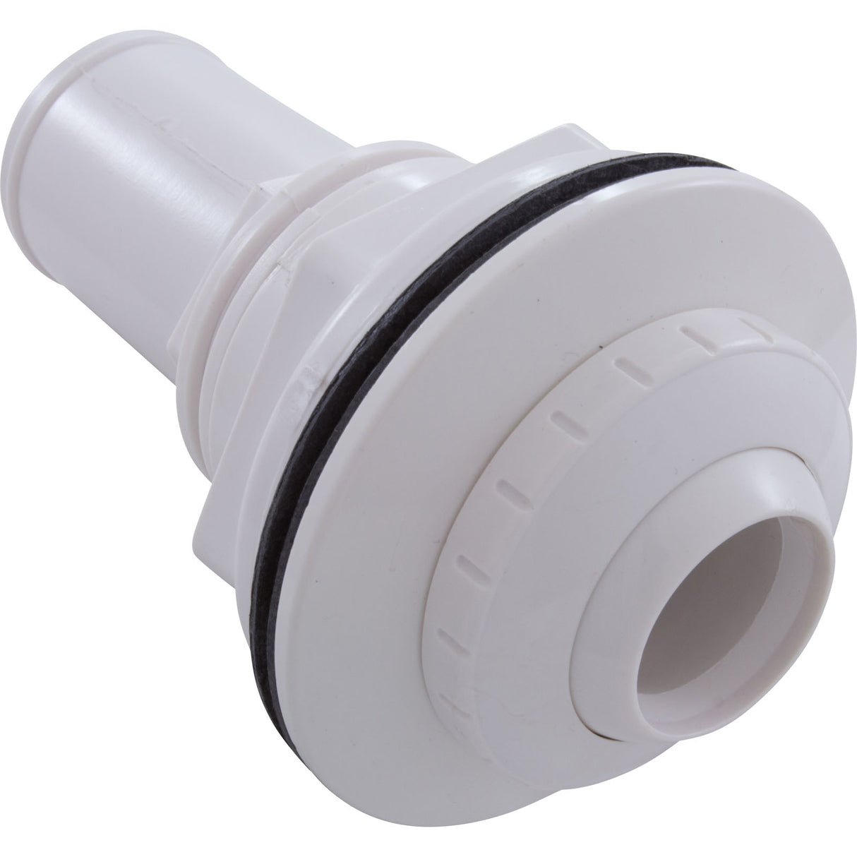 Eyeball Fitting, WW, 1-1/2"b, 3-1/2"fd, 1" Orifice, White : 550-9340