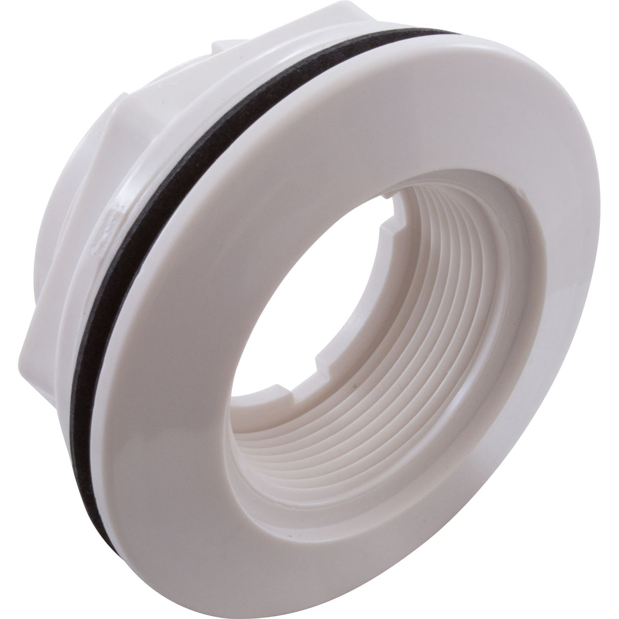 Wall Fitting, WW, 2-3/8"hs, 1-1/2"fpt x 1-1/2"s, 3-1/2"fd, Wht : 400-9150B