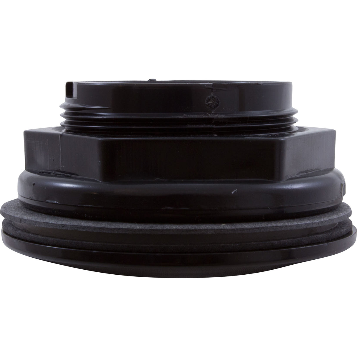 Wall Fitting, WW, 2-3/8"hs, 1-1/2"fpt x 1-1/2"s, 3-1/2"fd, Blk : 400-9151B