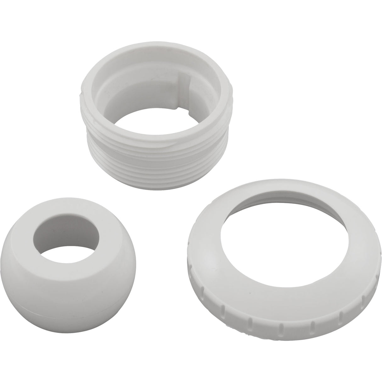 Eyeball Fitting, WW, 1-1/2"mpt, 2-3/8"fd, 3/4"Orifice, White : 400-1410DB