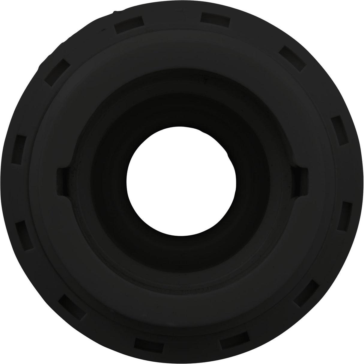 Eyeball Fitting, WW, 1-1/2"mpt, 2-3/8"fd, 3/4"Orifice, Black : 400-1411DB