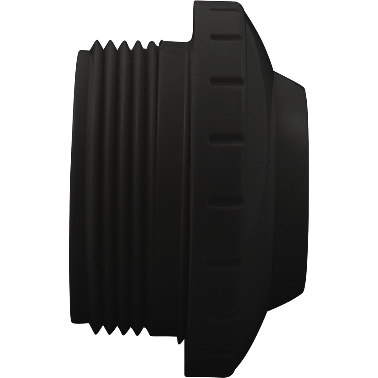 Eyeball Fitting, WW, 1-1/2"mpt, 2-3/8"fd, 3/4"Orifice, Black : 400-1411DB