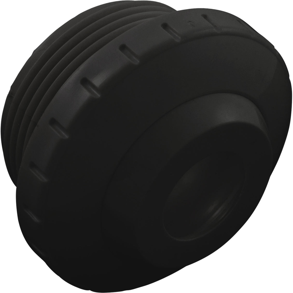 Eyeball Fitting, WW, 1-1/2"mpt, 2-3/8"fd, 3/4"Orifice, Black : 400-1411DB