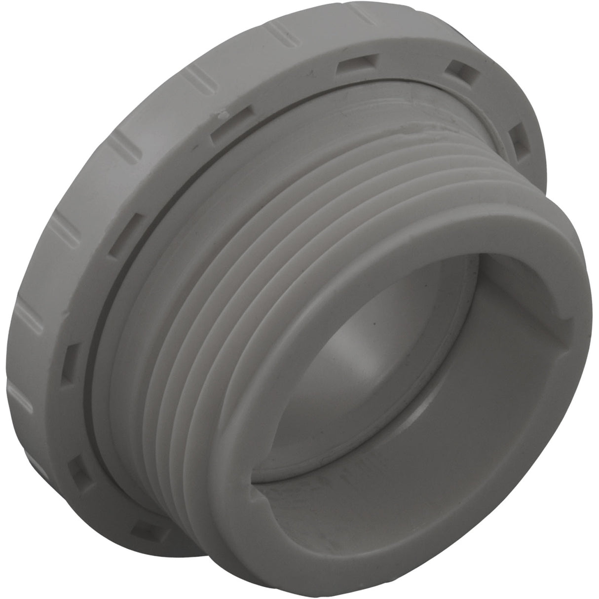 Eyeball Fitting, WW, 1-1/2"mpt, 2-3/8"fd, 3/4"Orifice, Gray : 400-1417DB