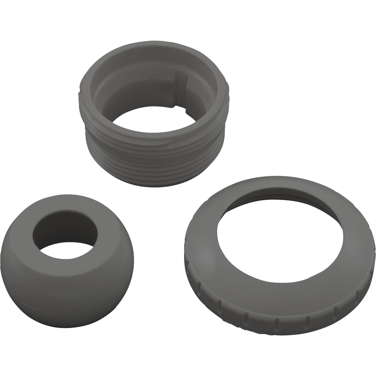 Eyeball Fitting, WW, 1-1/2"mpt, 2-3/8"fd, 3/4"Orifice, Gray : 400-1417DB