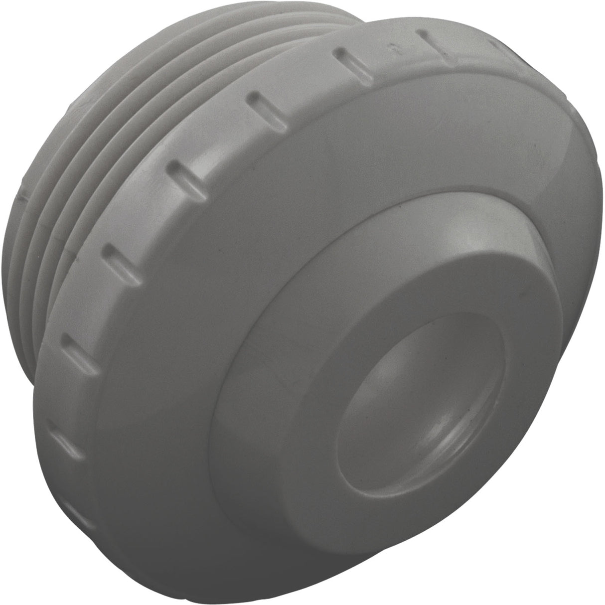 Eyeball Fitting, WW, 1-1/2"mpt, 2-3/8"fd, 3/4"Orifice, Gray : 400-1417DB