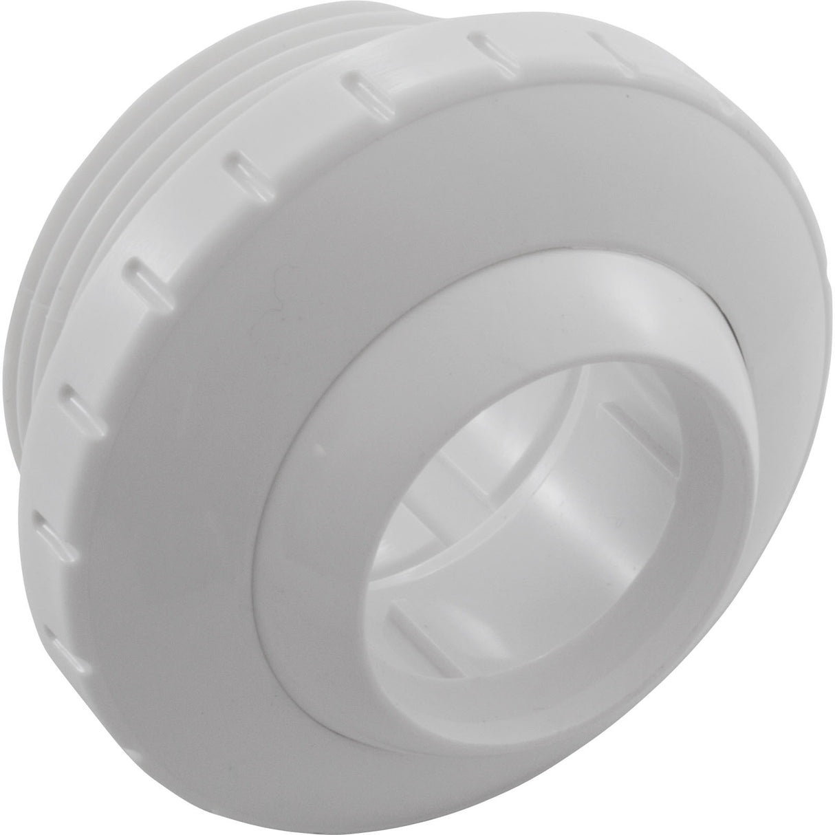 Eyeball Fitting, WW, 1-1/2"mpt, 2-3/8"fd, 1"Orifice, White : 400-1410EB