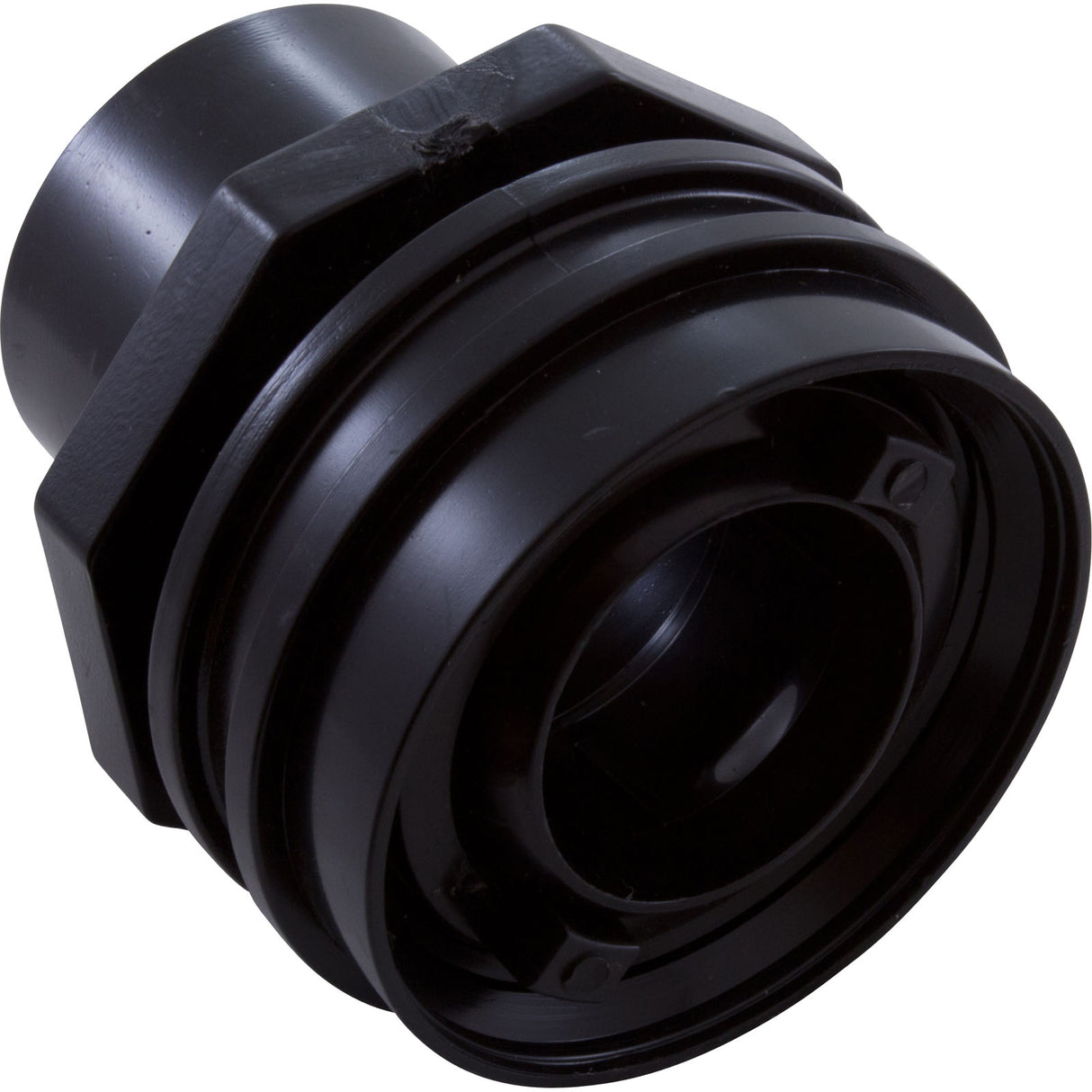 Eyeball Fitting, WW Flush Mount, 1-1/2"Insider, 2-1/4"fd, Blk : 400-9191