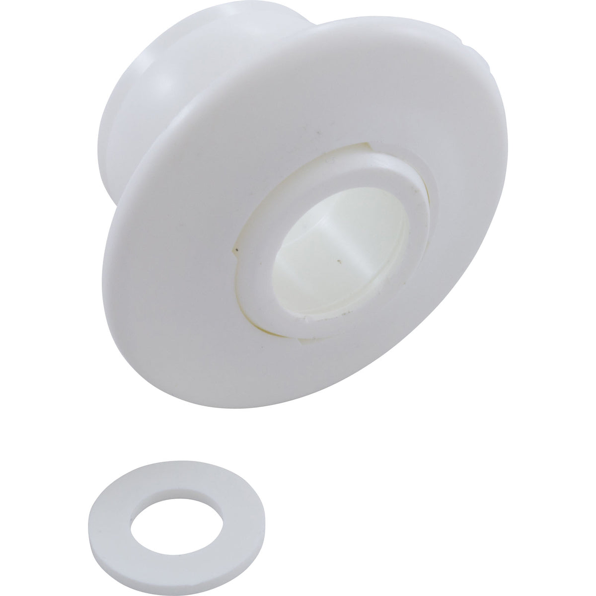 Eyeball Fitting, WW Self Align, 1-1/2"Insider, 2-1/2"fd, Wht : 550-9230
