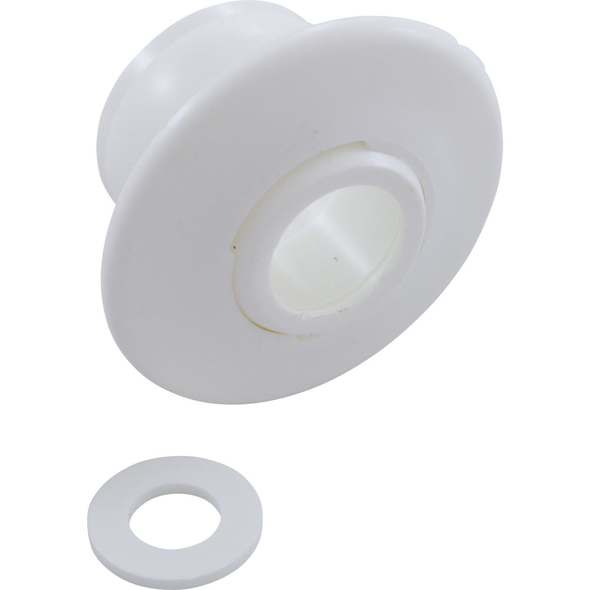 Eyeball Fitting, WW Self Align, 1-1/2"Insider, 2-1/2"fd, Wht : 550-9230