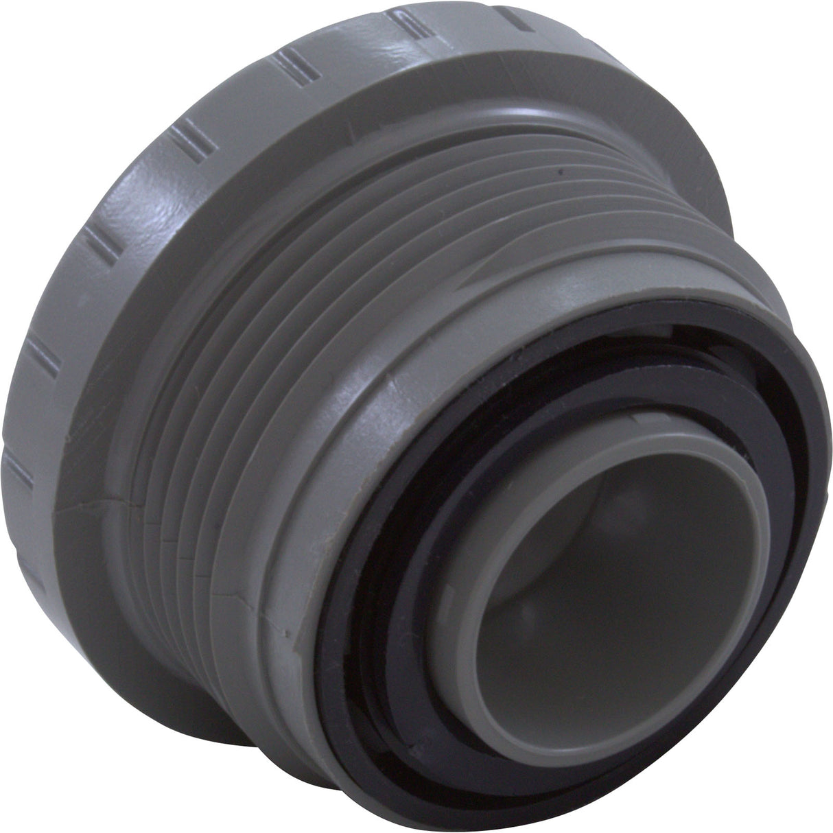 Eyeball Fitting, WW, 1-1/2"mpt, 2-1/4"fd, Plstr, Gry : 212-9177