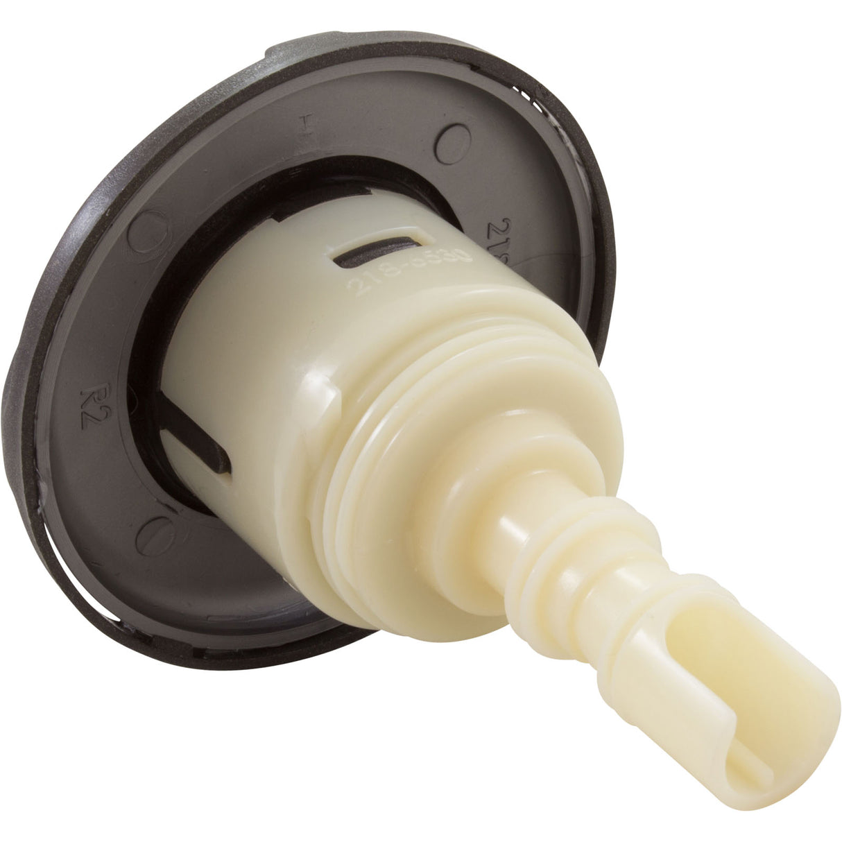Jet Intl, WW Mini Storm, Swirl, 3-5/16"fd, Rfd, SS/Dk Gry, Thd : 229-0199DSG-TT