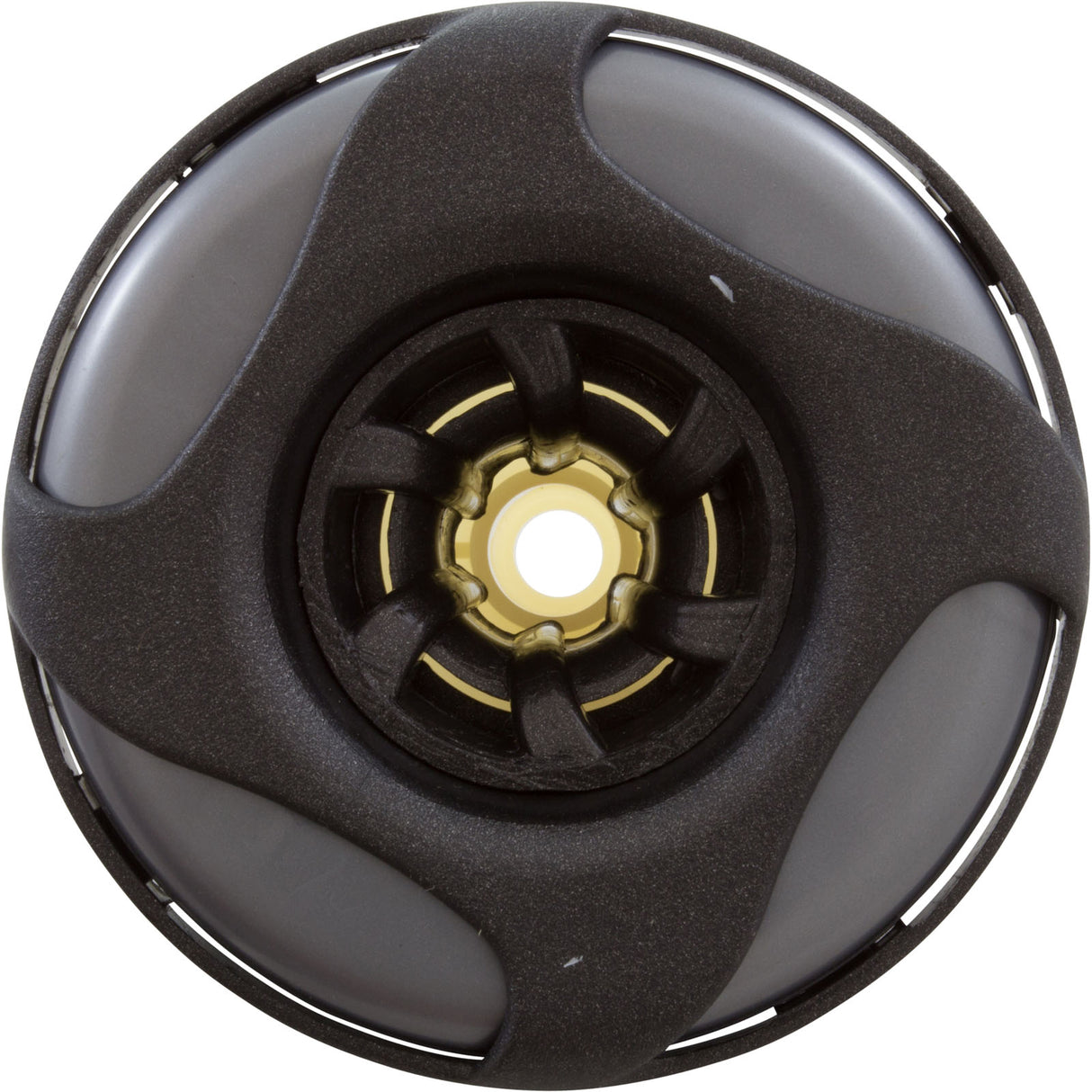 Jet Intl, WW Mini Storm, Swirl, 3-5/16"fd, Rfd, SS/Dk Gry, Thd : 229-0199DSG-TT
