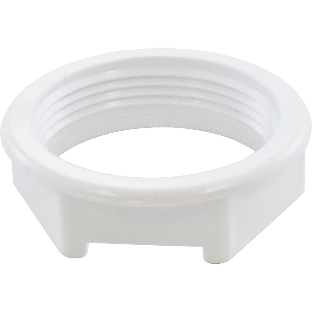 Nut, Waterway Poly Storm, 2-11/16", 2-9/16" Hole Size, White : 718-4100
