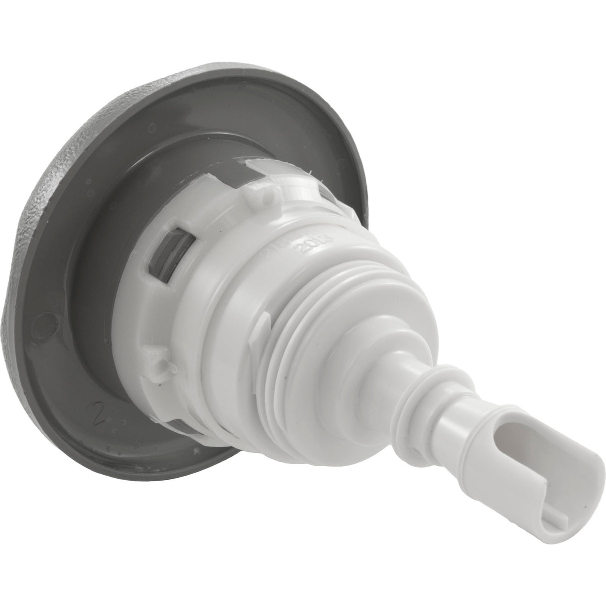 Jet Intl, WW Poly Storm Gun, 3-3/8"fd, Dir, Txt Scal, Gry, Thd : 229-8057