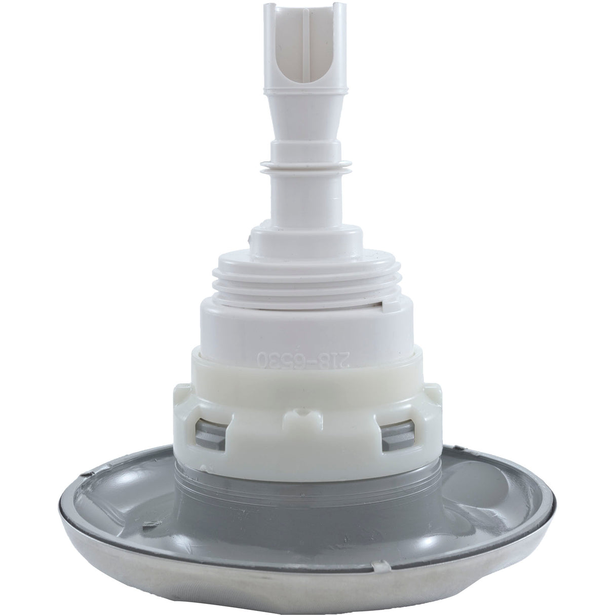 Jet Intl, WW Poly Storm, 4"fd, Dir, Scalloped, SS/Gry, Thd : 229-5517S