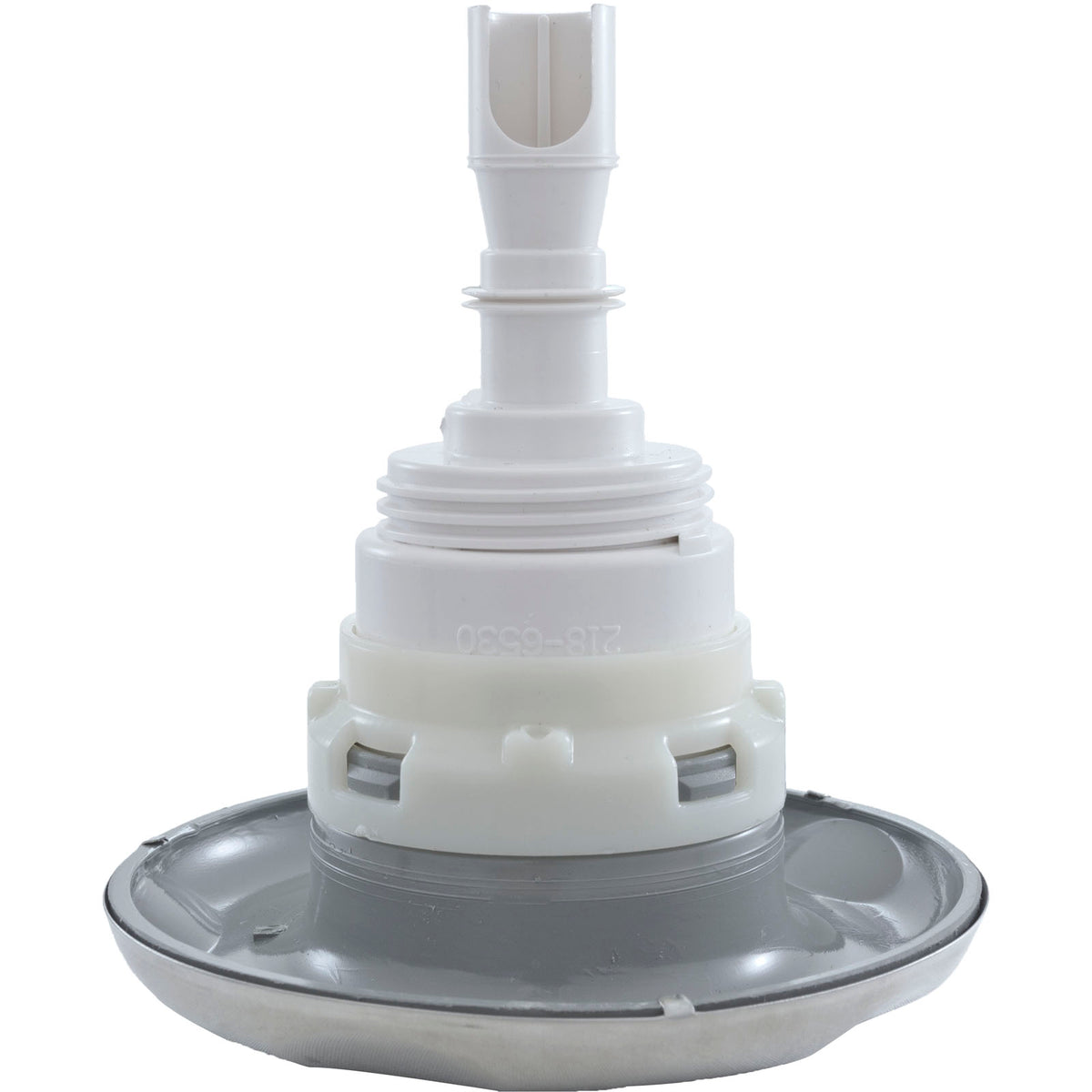Jet Intl, WW Poly Storm, 4"fd, Dir, Scalloped, SS/Gry, Thd : 229-5517S