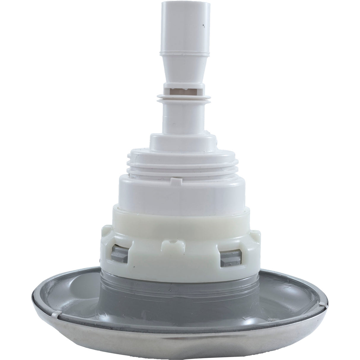 Jet Intl, WW Poly Storm, 4"fd, Dir, Scalloped, SS/Gry, Thd : 229-5517S
