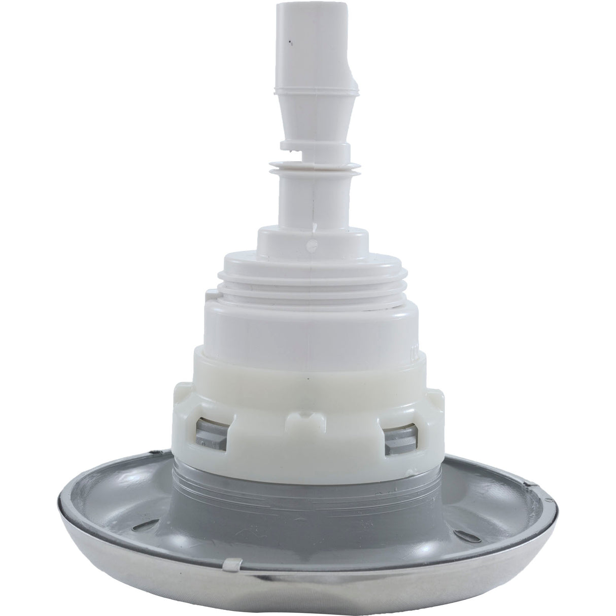 Jet Intl, WW Poly Storm, 4"fd, Dir, Scalloped, SS/Gry, Thd : 229-5517S