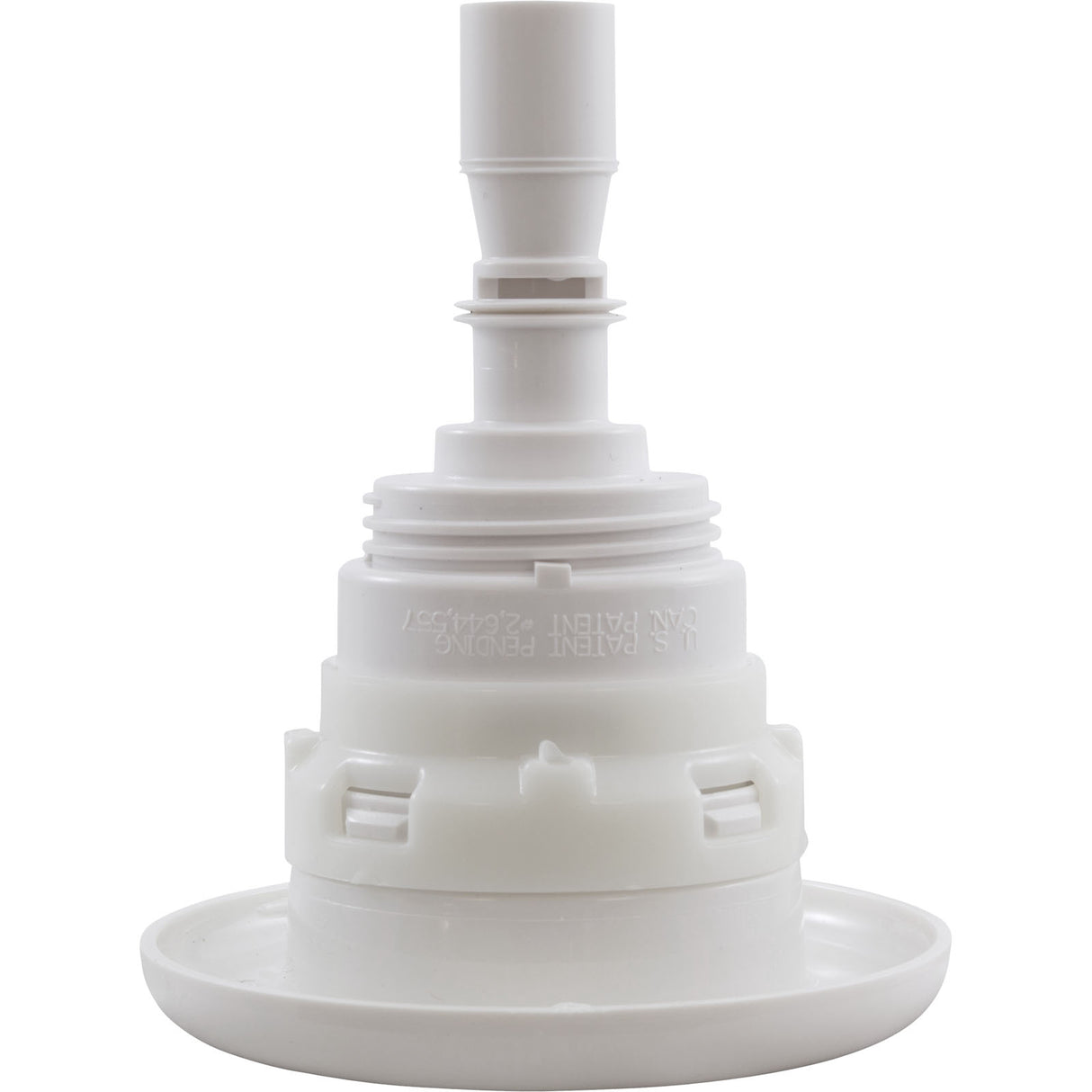 Jet Intl, WW Poly Storm Gun, 3-3/8"fd, Roto, Smth, White, Thd : 229-8000