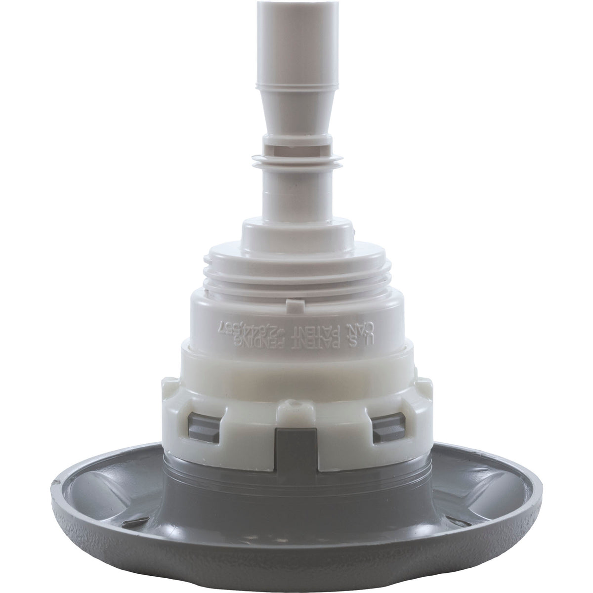 Jet Intl, WW Poly Storm, 4"fd, Roto, Textured Scal, Gry, Thd : 229-8147