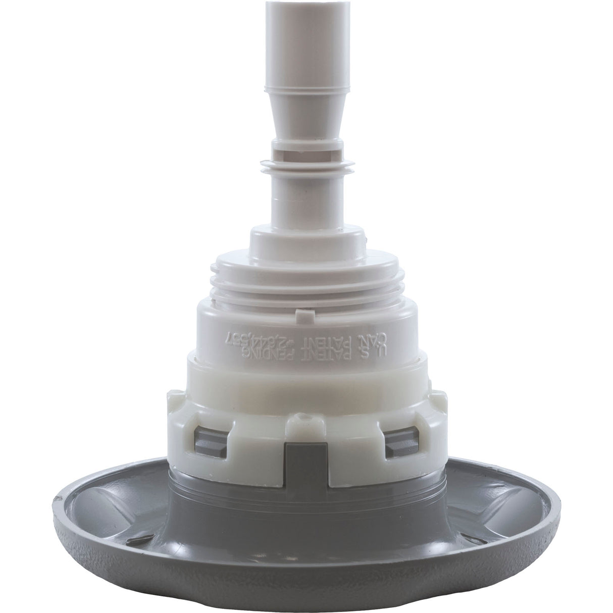 Jet Intl, WW Poly Storm, 4"fd, Roto, Textured Scal, Gry, Thd : 229-8147