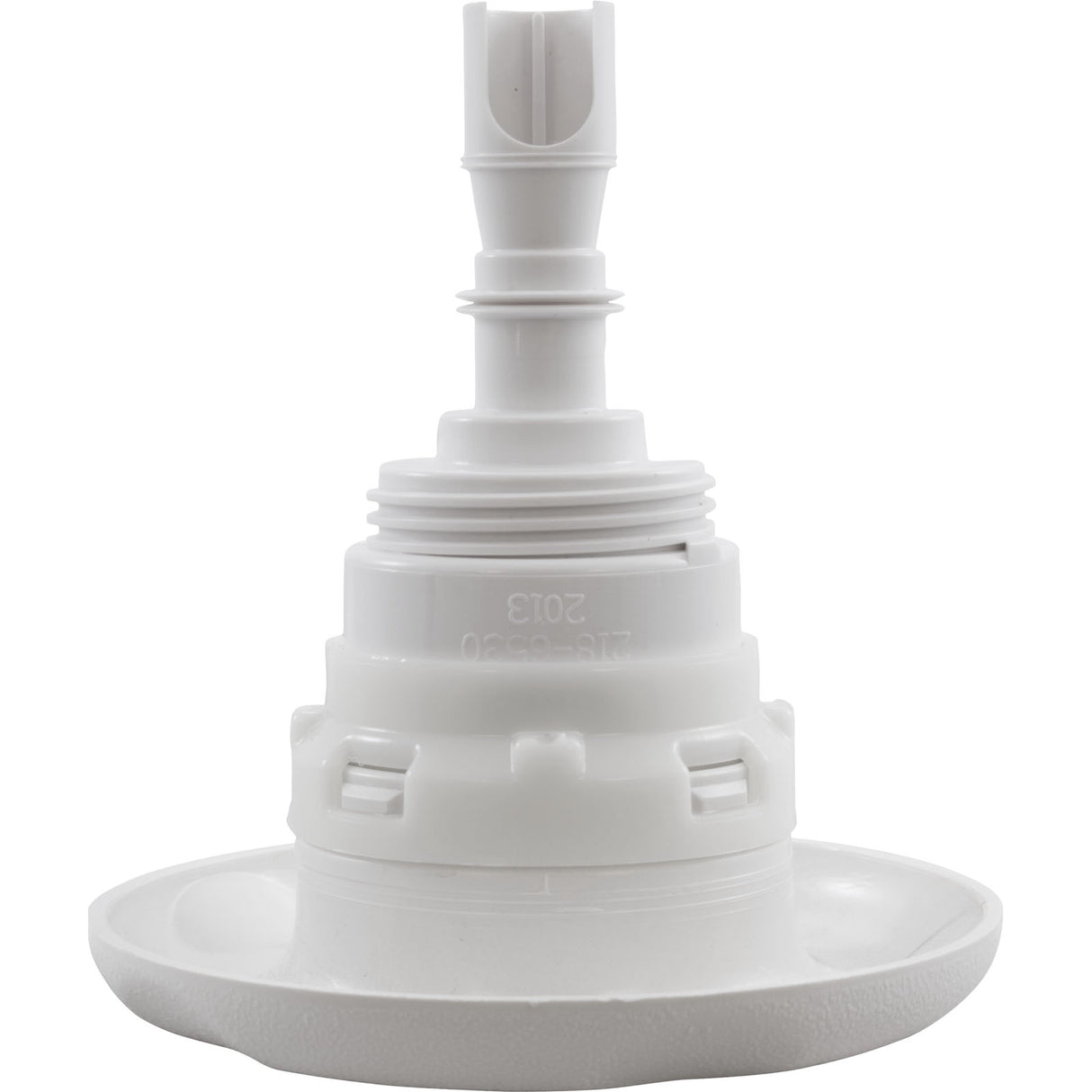 Jet Intl, WW Poly Storm, 4"fd, Twin Roto, Txt Scal, Wht, Thd : 229-8170